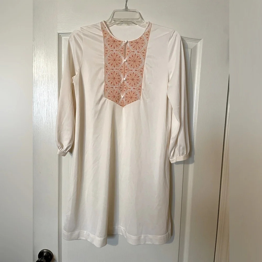 Vintage Gossard Artemis 2 Piece Sleepwear Peignoir Robe Size Small Made In USA